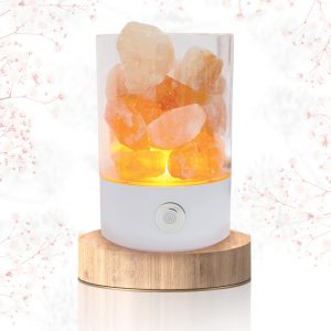 Lampe LED pierre de sel