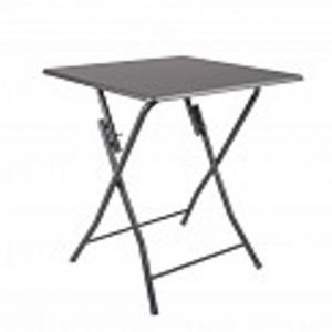 Table pliante GRISE pieds gris